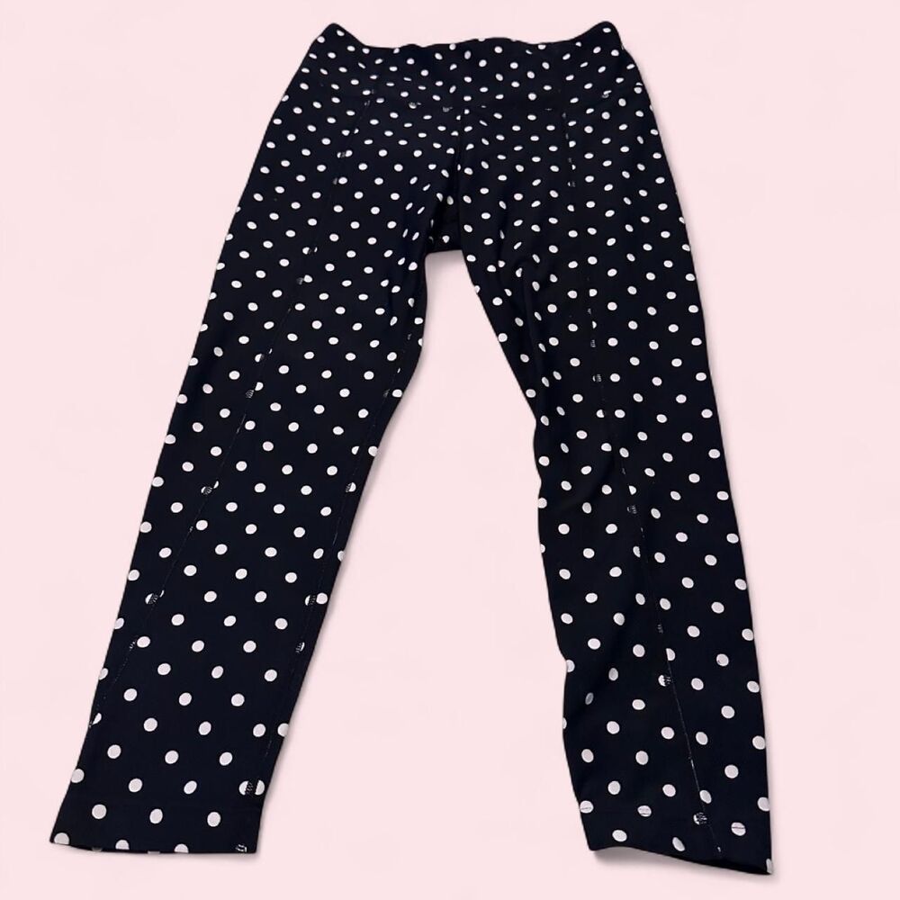 Kira Grace white + black polka dot Flirt Sailing Capri Sz  Medium - Picture 2 of 6